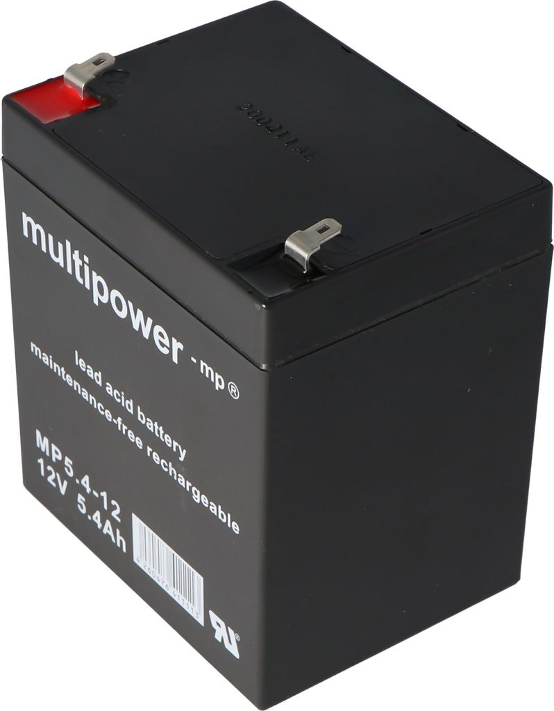 MP5.4-12 Multipower Blei-Akku 12 Volt 5400mAh, 6-DMZ-5 Akku