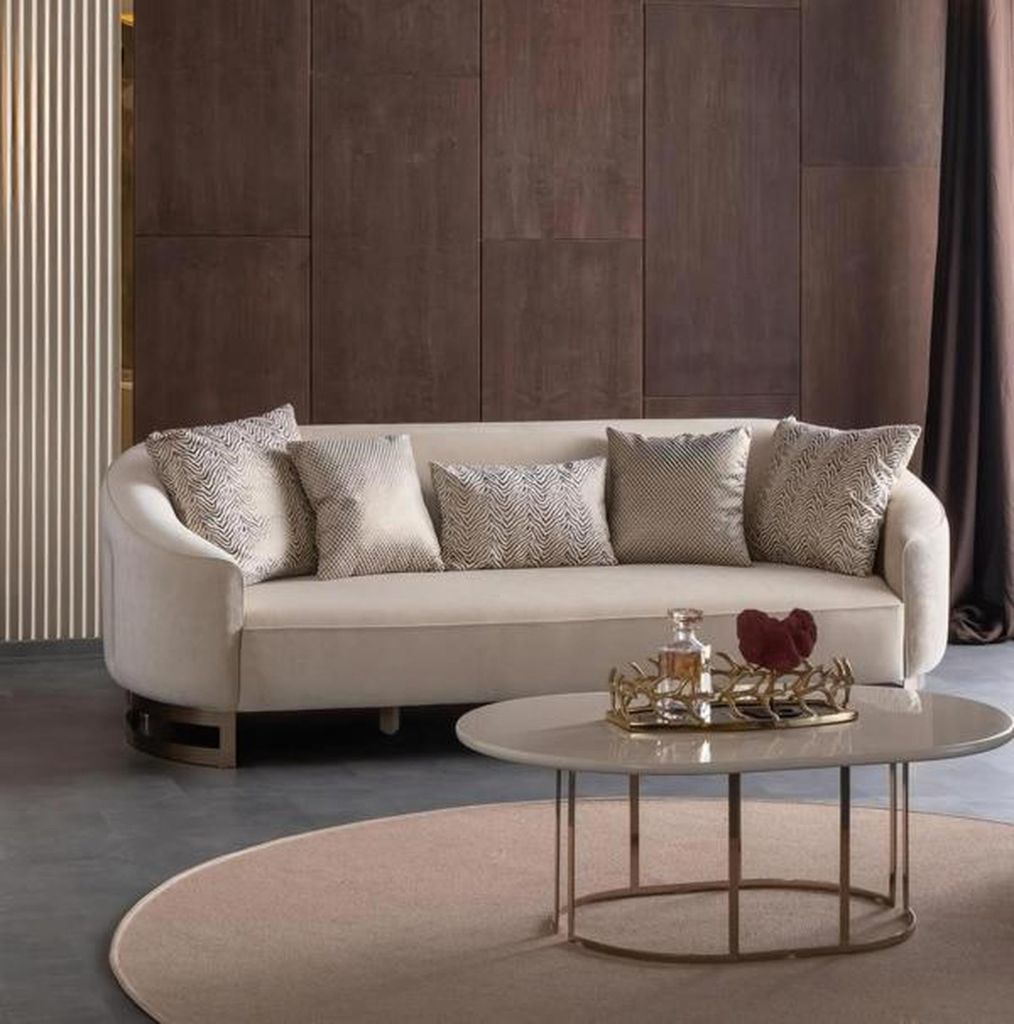 Luxus Sofa 3 Sitzer Couchtisch Couch Polstersofa 2tlg Set Wohnzimmer