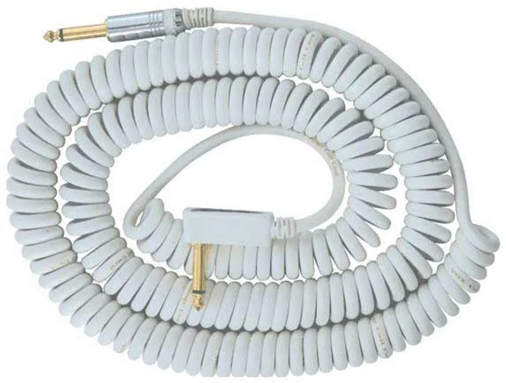 Fini les câbles emmêlés avec le Vox VCC-90 blanc 9m Jack pro-audio