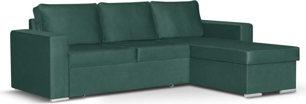 Ecksofa mit Schlaffunktion PANORAMIX-L - Grün