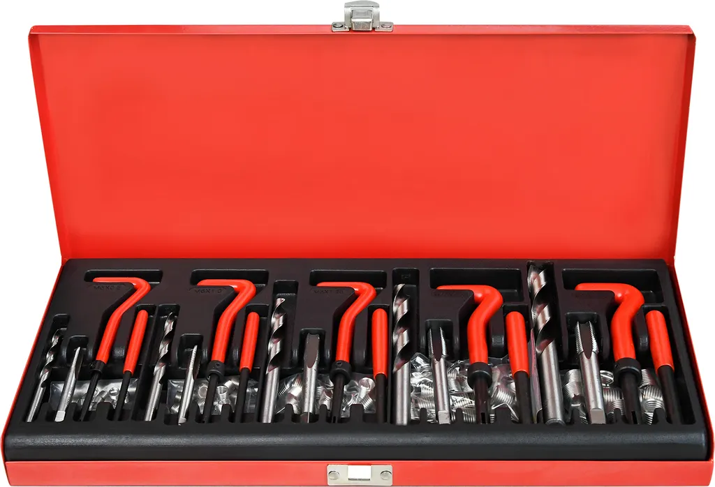 Set Réparation Filetage Moteur 131 Pcs pour Automobile et Moto M5-M12