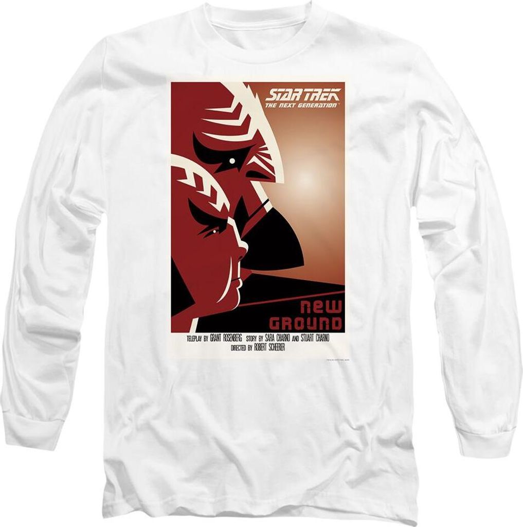 Star Trek - "The Next Generation Season 5 Episode 10" T-Shirt für Herren/Damen Uni TV10006 (M) (Weiß)