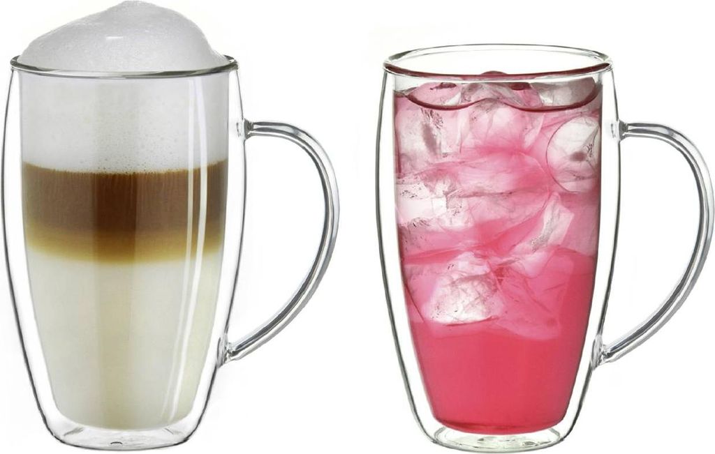 Thermoglas mit Henkel „DG-SHH“ 250 ml, 2er Set