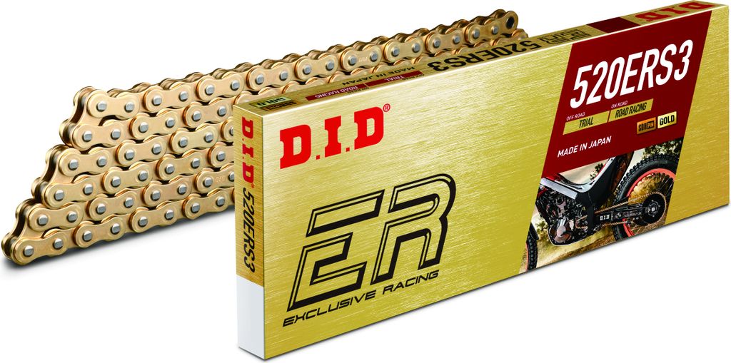 Rollenkette DID520ERS3(G&G)/114N Kette offen mit Nietschloss (ZJ)