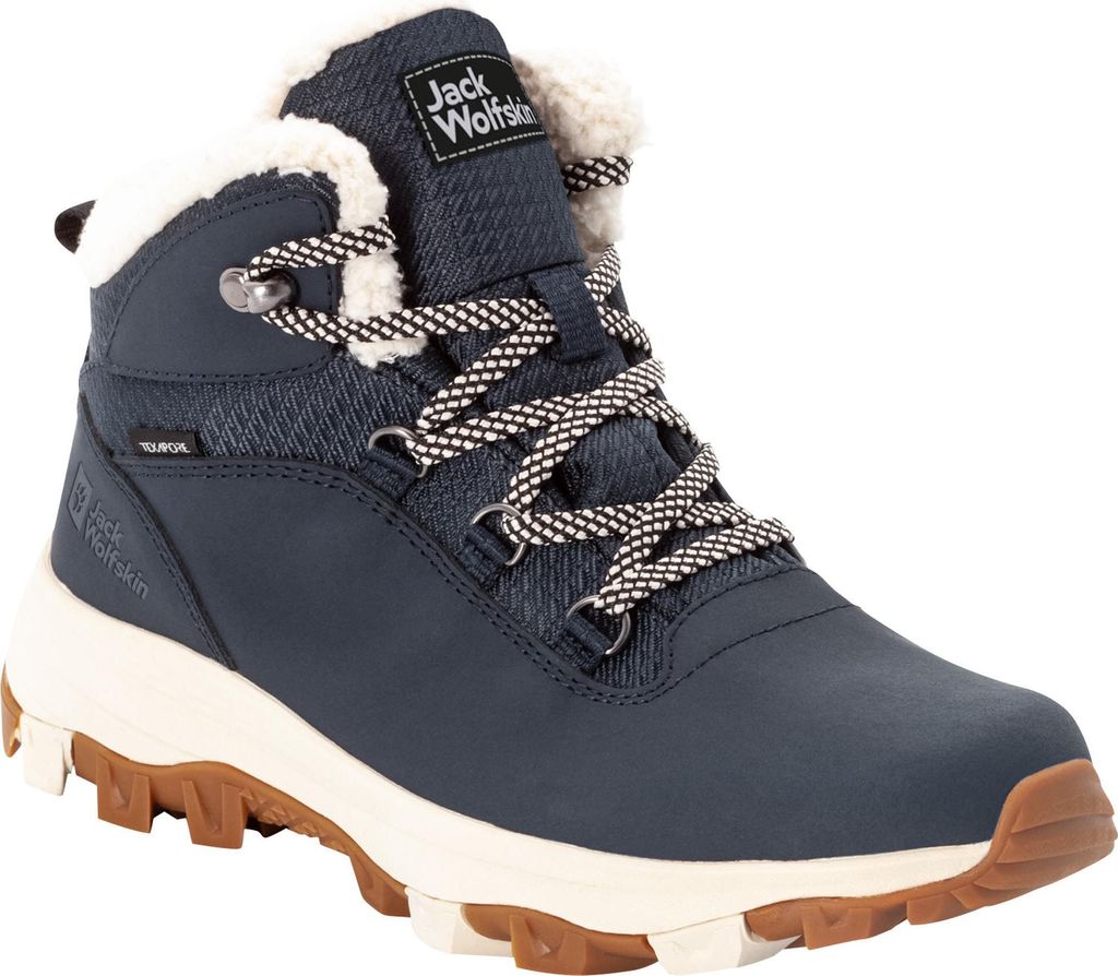 Jack Wolfskin Everquest Texapore Mid W Winterschuhe Damen dunkelblau 39