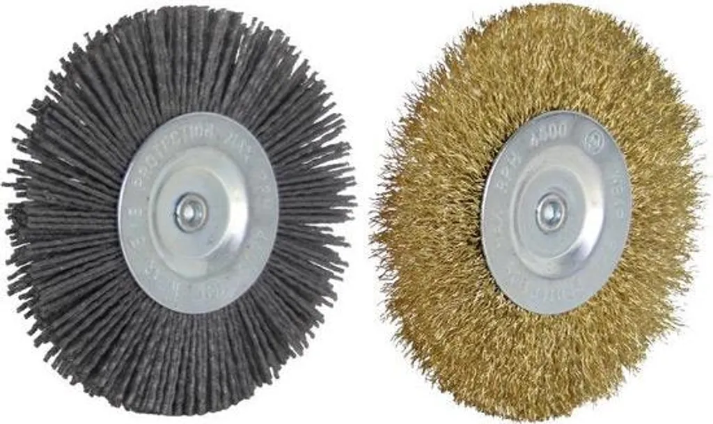 Brosse pour joints EFB-675 avec brosses acier et nylon interchangeables
