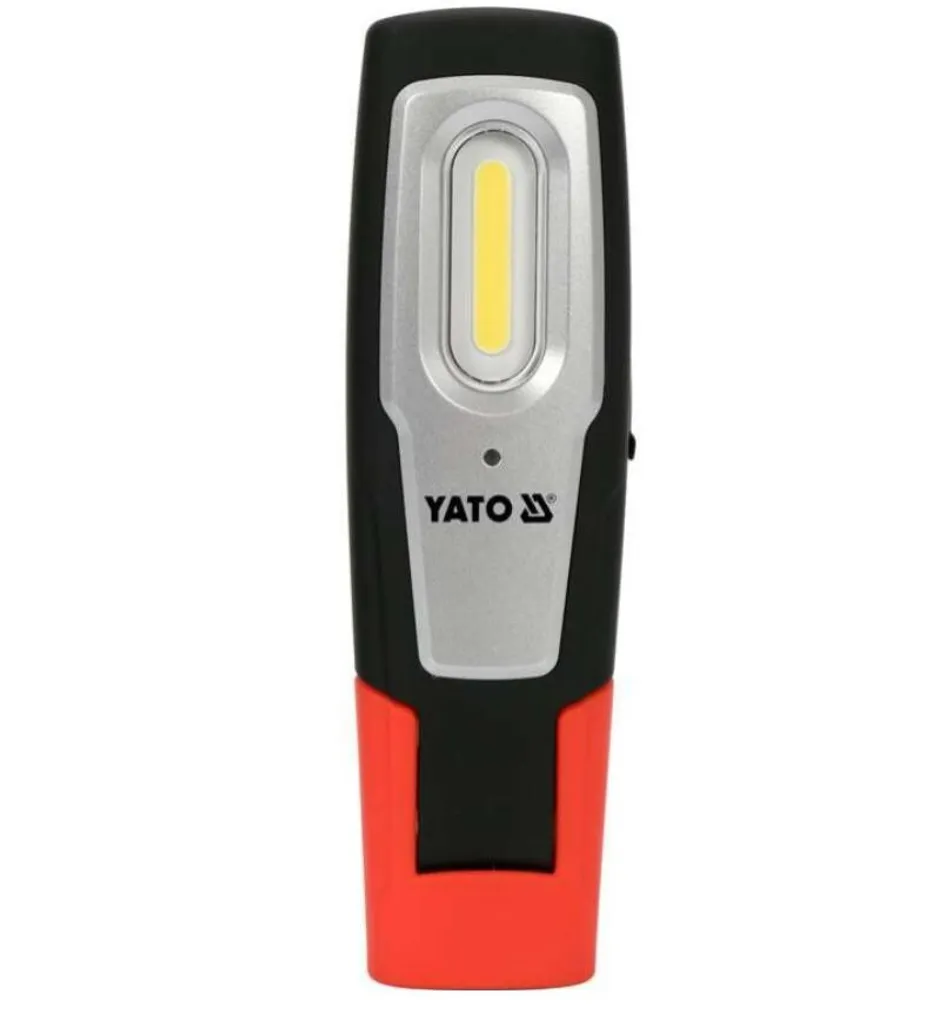 Lampe de poche COB LED 600 lumens double éclairage d'appoint