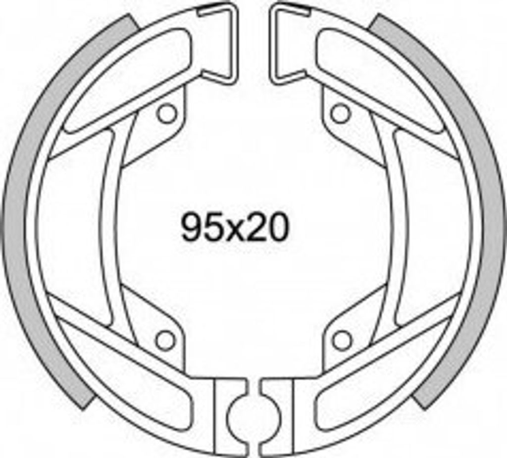 Newfren Bremsbacke Standard GF1246