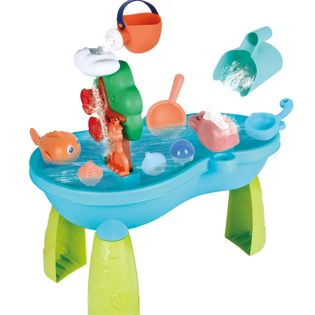 Table d'activités enfant pour sable et eau avec cascade pour le jardin - 7