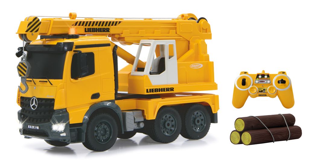 JAMARA Schwerlastkran Mercedes-Benz Arocs Liebherr 1:20 Produktbild