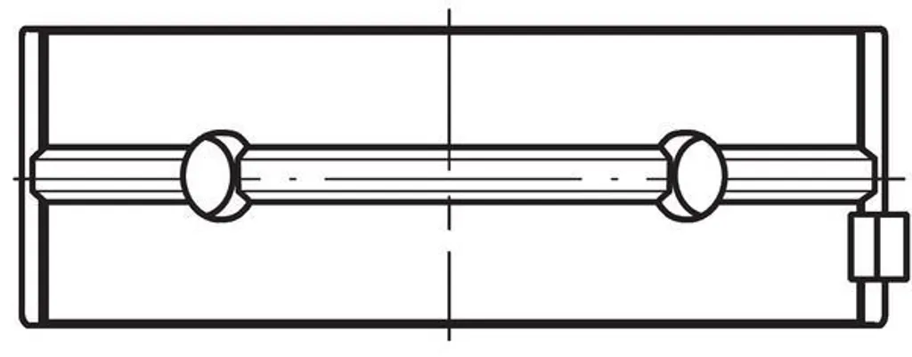 Palier de vilebrequin haute résistance MAHLE ORIGINAL 001 HL 19810 025 inox