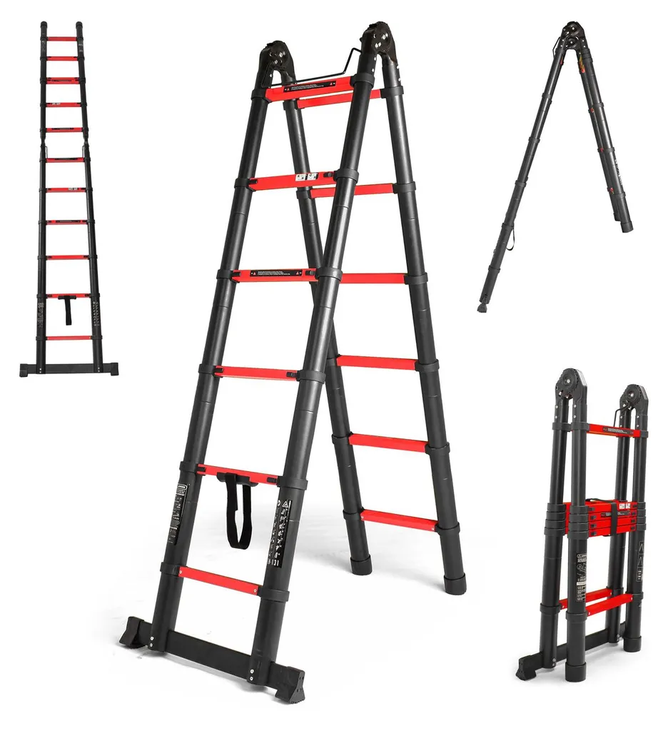 Échelle télescopique RIG 380 : fini l'encombrement avec ses 3,8m alu