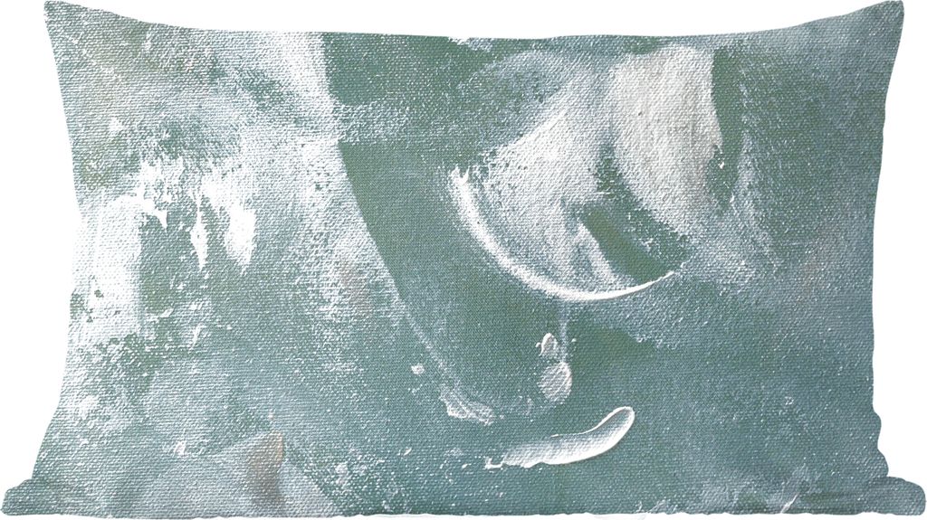 MuchoWow Zierkissen Sofakissen Wohnzimmer Dekokissen 50x30 cm Acrylfarbe - Strukturen - Abstrakt - Wohnzimmerdekoration - Polster mit Photo