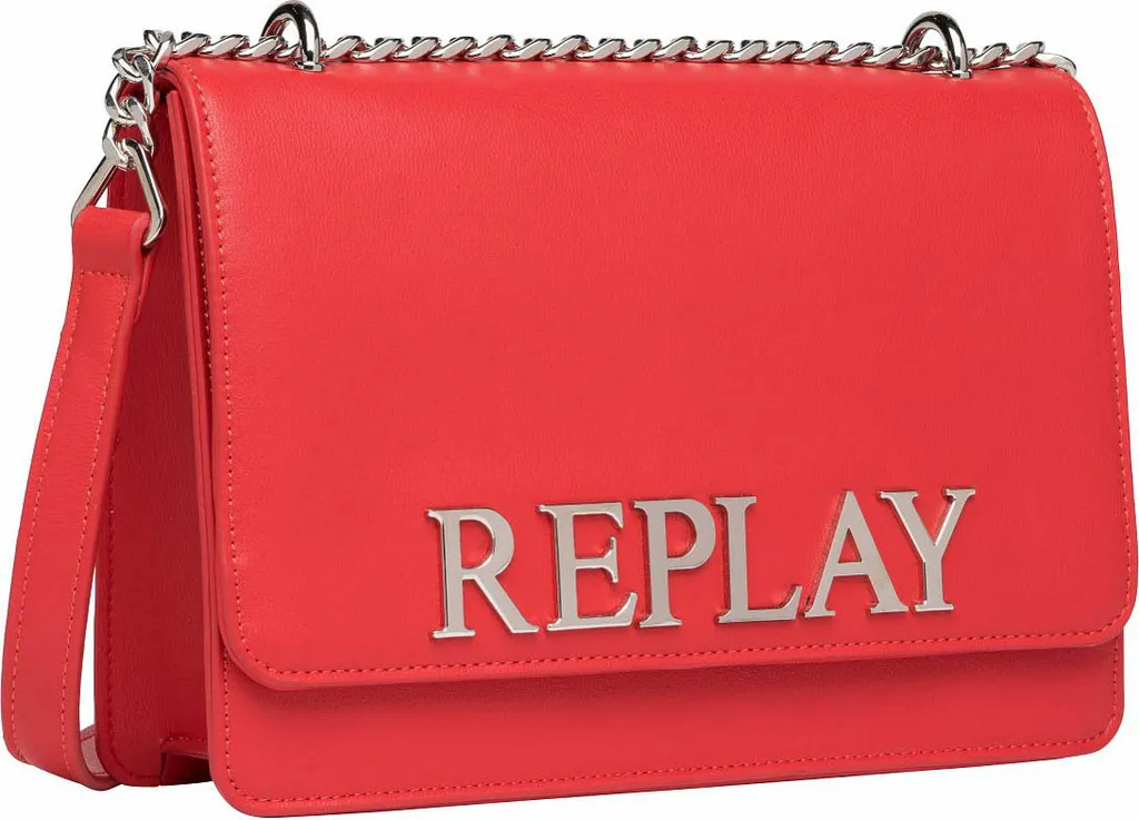 Sac Crossbody REPLAY Blood Red avec bandoulière et finition rouge foncé