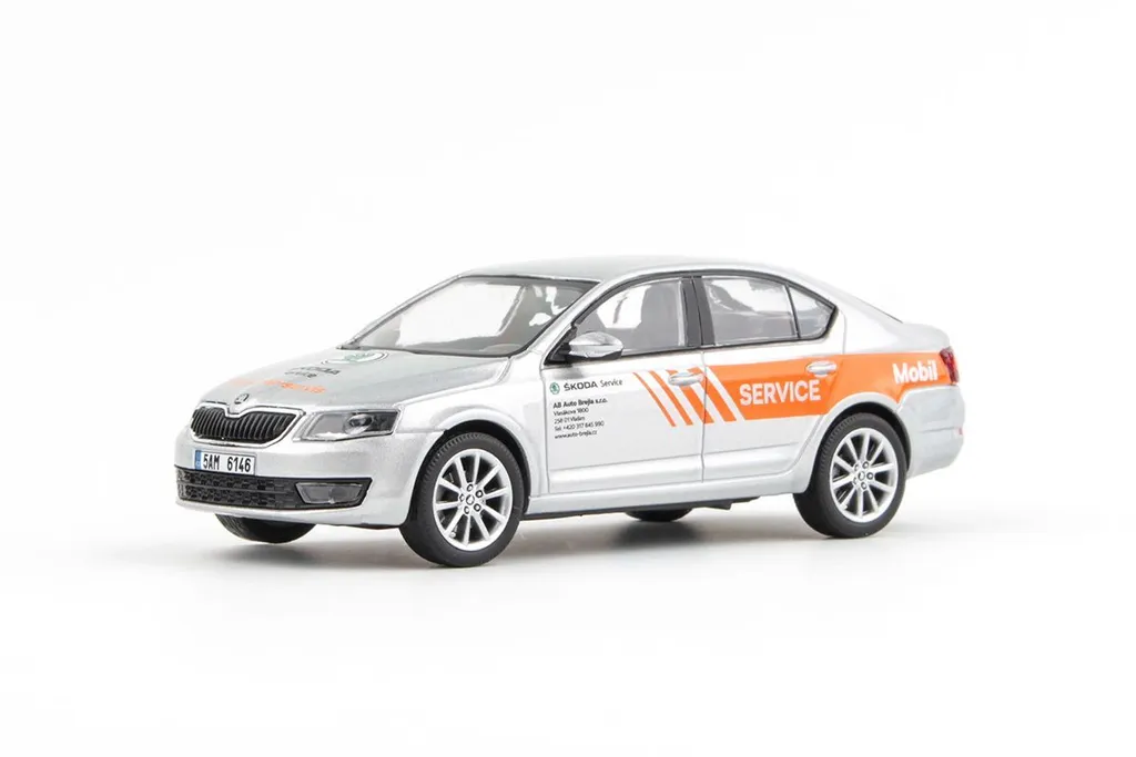 Miniature Škoda Octavia III 1:43 ABREX - Qualité Rare Mobil Service 2012