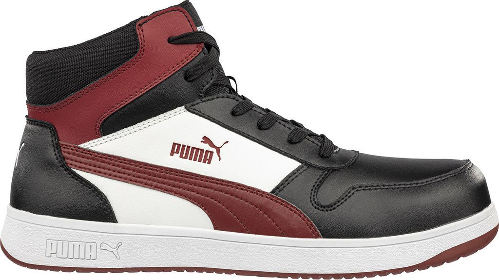Puma scarpa di sicurezza Frontcourt BLK/WHT/RED Mid secondo Immagine del prodotto 