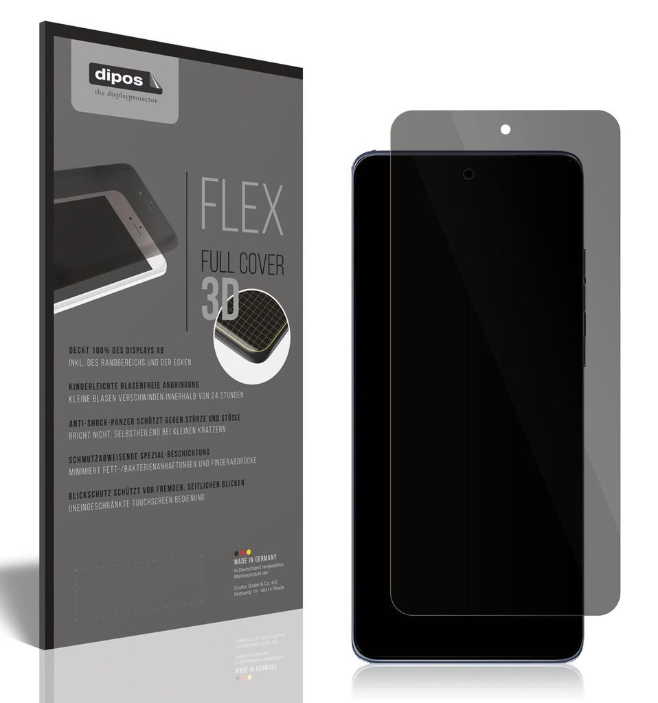 Full Cover Privacy Blickschutzfolie für Motorola Edge 60 Produktbild 