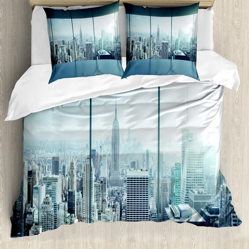 Copripiumino New York ABAKUHAUS 155x220: Vivi l'Atmosfera della Grande Mela