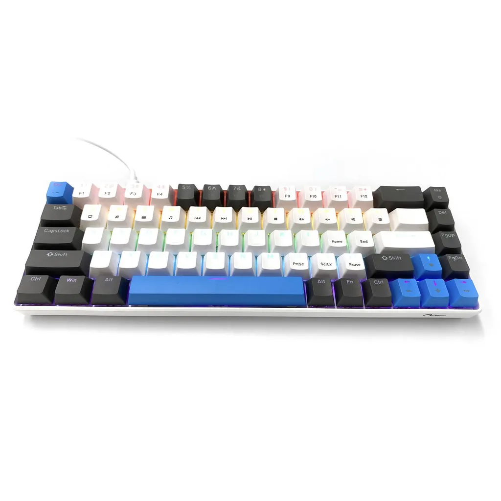 Clavier Gaming Mécanique TKL Compact 60% avec Switch Rouge Silencieux