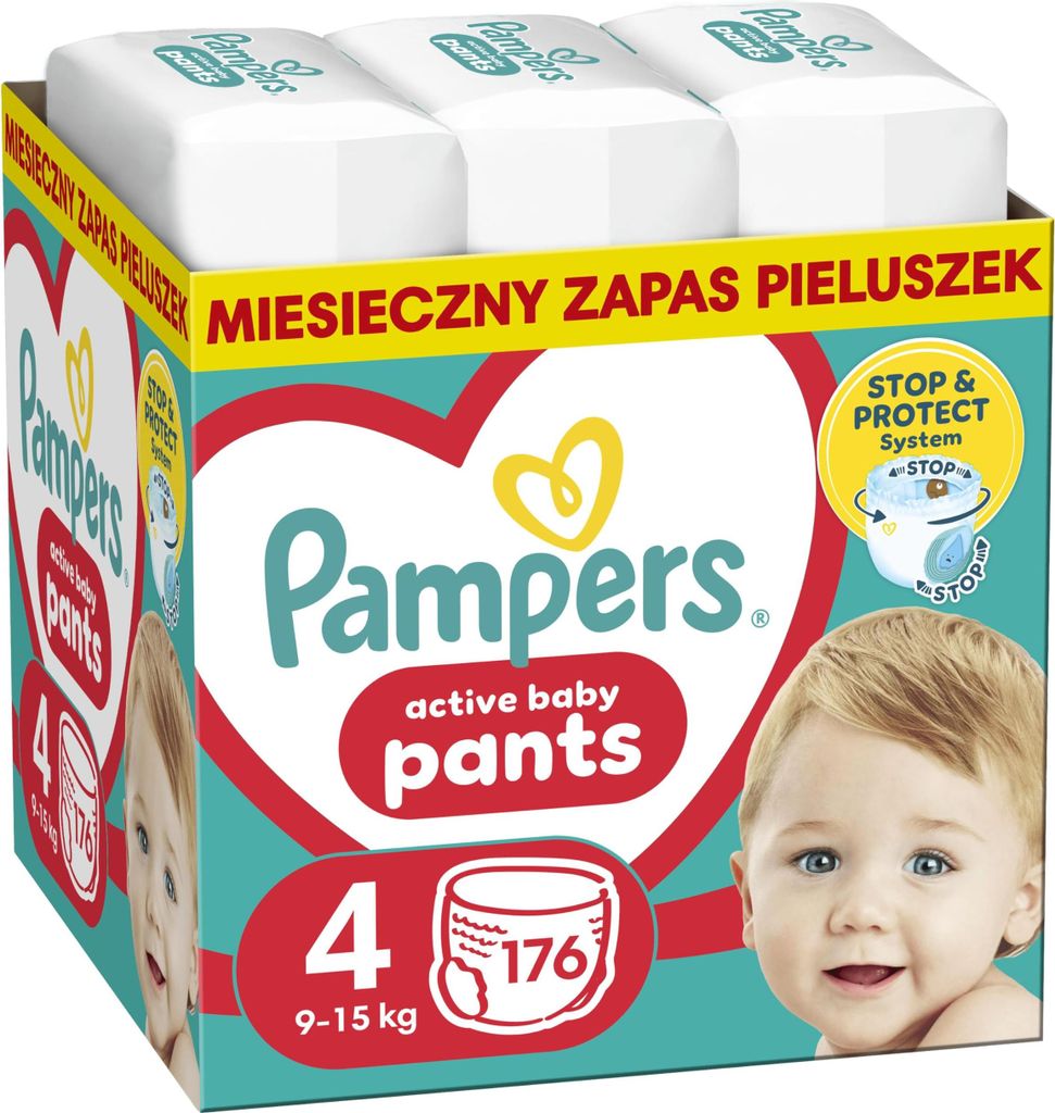 Pampers Pants Boy/Girl 4 176 szt Zdjęcie produktu 