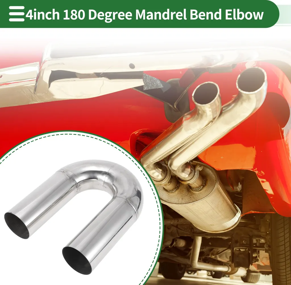 Réparation Échappement Inox 4" 180° - Solution Anti-Rouille T316