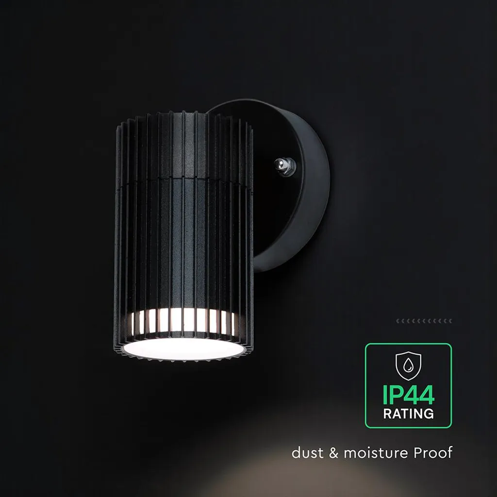 Lampe murale extérieure noire IP44 V-TAC - Éclairage de façade moderne - 5