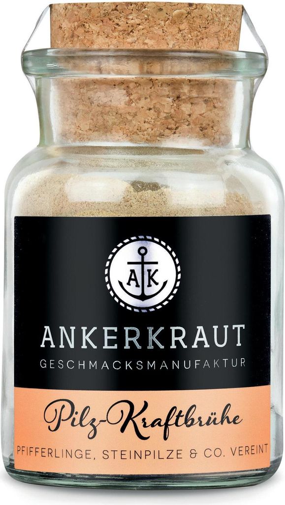 Pilz-Kraftbrühe, 100g im Korkenglas
