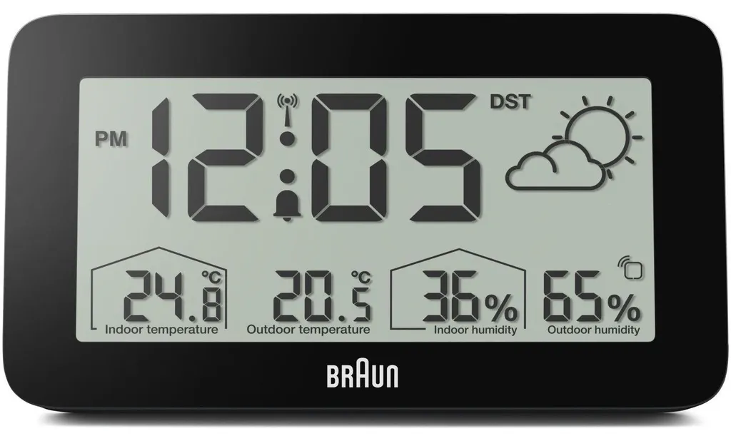 Réveil de voyage Braun BC13BP-DCF noir pour une ponctualité absolue