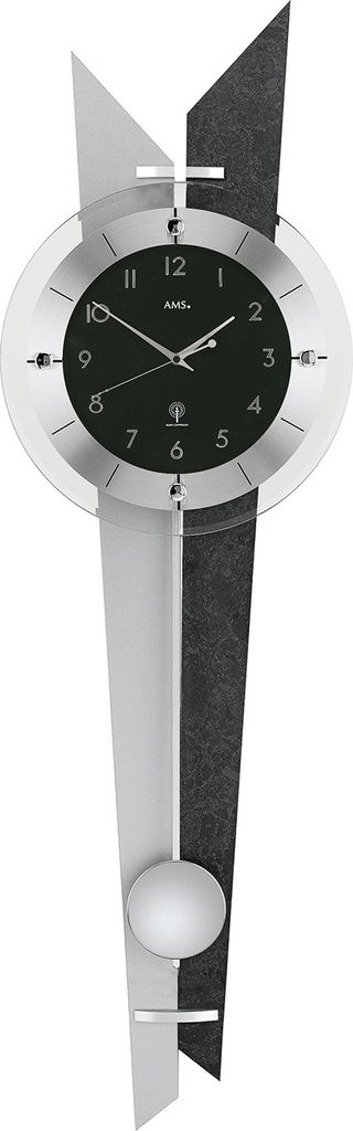 AMS Pendule radio, mouvement de pendule radio, 24x78x8cm, Image du produit 