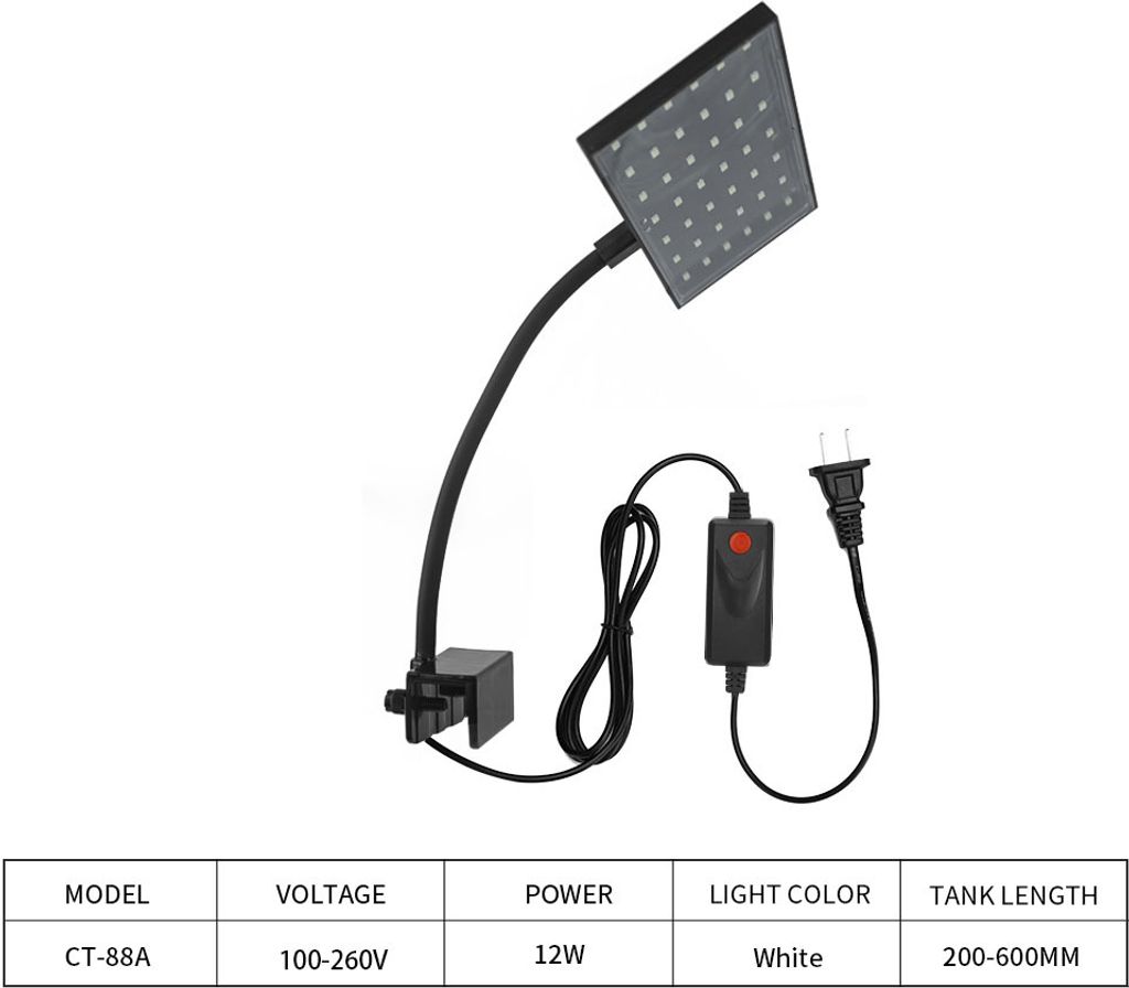 Zatrzaskowe oświetlenie akwariowe LED, oświetlenie do Zdjęcie produktu 