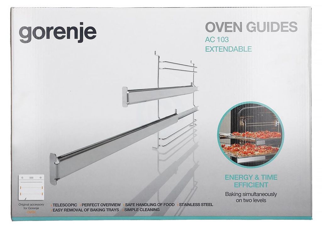 Haltegitter Set Gorenje AC103 640248 mit Teleskopauszug Produktbild 