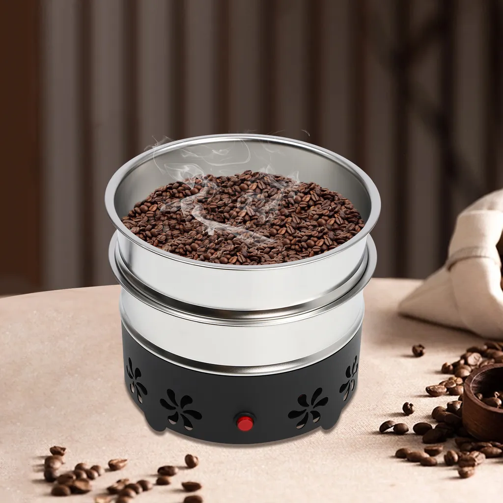 Refroidisseur de Grains de Café Électrique 1,3 lb en Acier Inox 220V