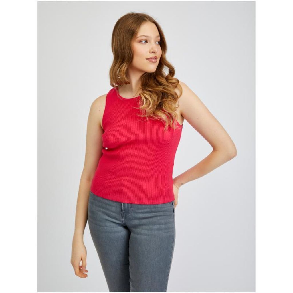 Orsay Dunkelrosa Damen Tank Top 507498324000__M