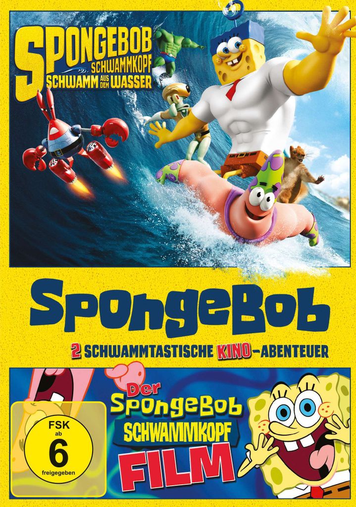 SpongeBob Schwammkopf - Der Film & Schwamm aus dem Wasser Produktbild 