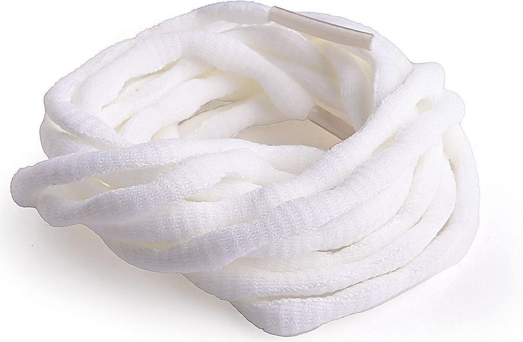 RINGELSPITZ - SportPlus Schnürsenkel – Elastische Schnürsenkel mit Schnellverschluss - 120 cm, weiß