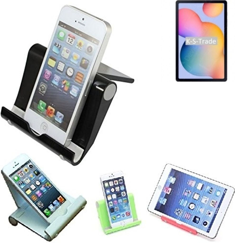 Für Samsung Galaxy Tab S6 Lite Wi-Fi Universal Tisch Ständer Dock schwarz Multi-Winkel Halter Dockingstation Dock Tischständer Halterung für