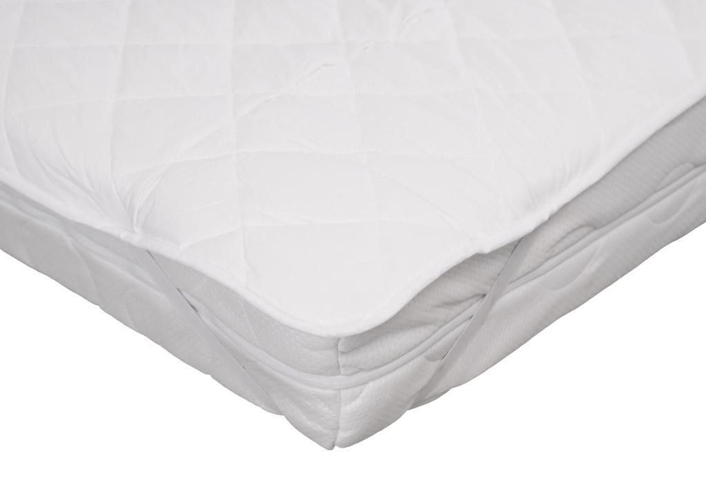 Ochraniacz na materac pikowany CIEPŁY 160 x 200 cm Zdjęcie produktu 