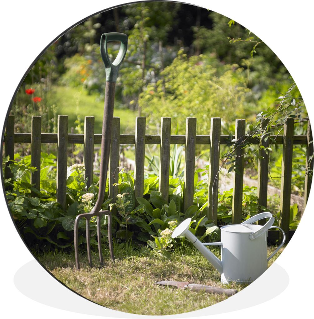 MuchoWow - Wand Bild - Wohnzimmer - Runde Bilder - Alubilder - Kunst für zu Hause - Aluminium - Wanddekoration