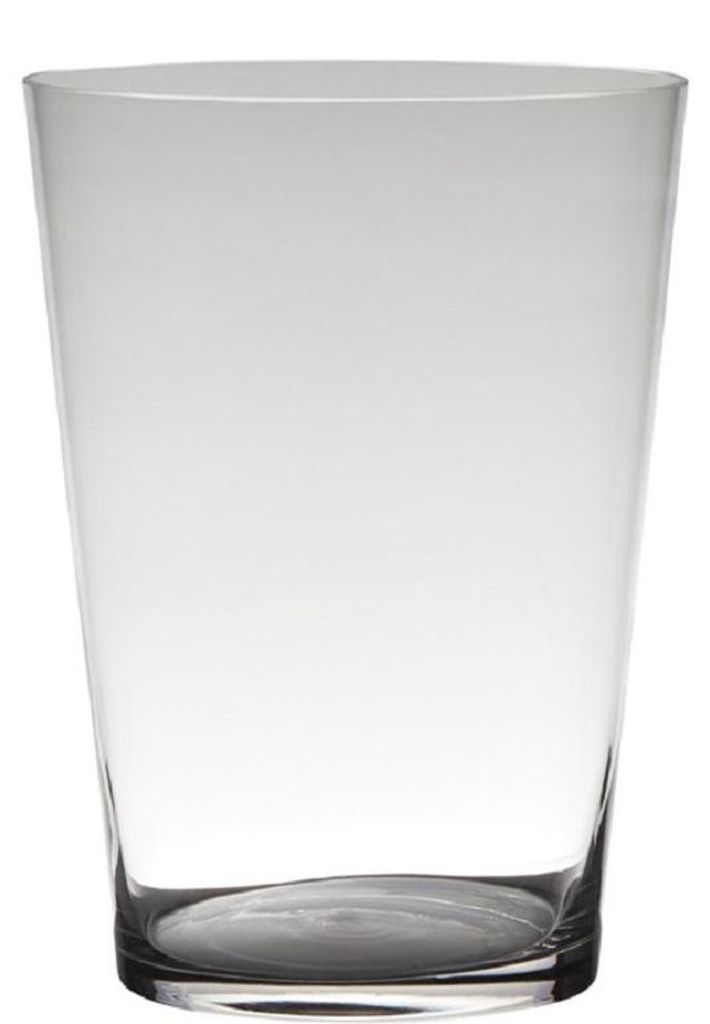 Hatchet Glasvase - transparentes Glas - konisch - 30 x 22 Produktbild 