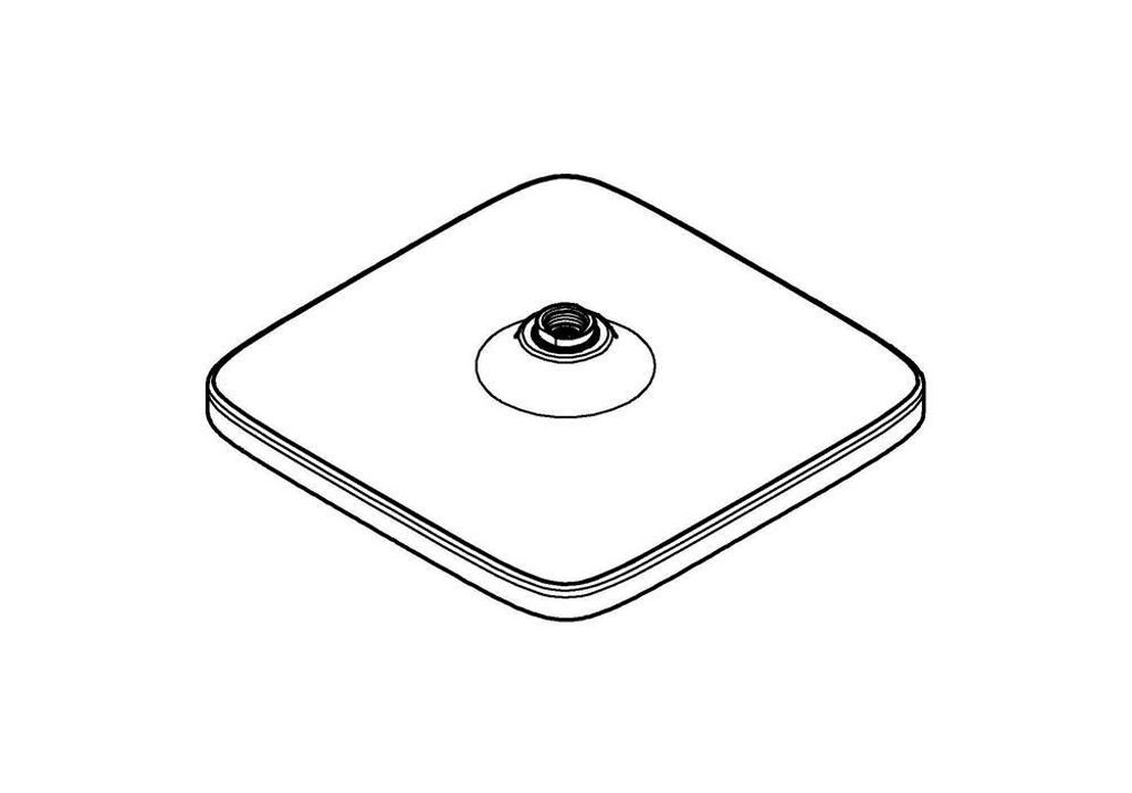 GROHE Kopfbrause Tempesta 250 Cube 26685, 1 Strahlart, 9,5 l/min Durchflusskonstanthalter, chrom