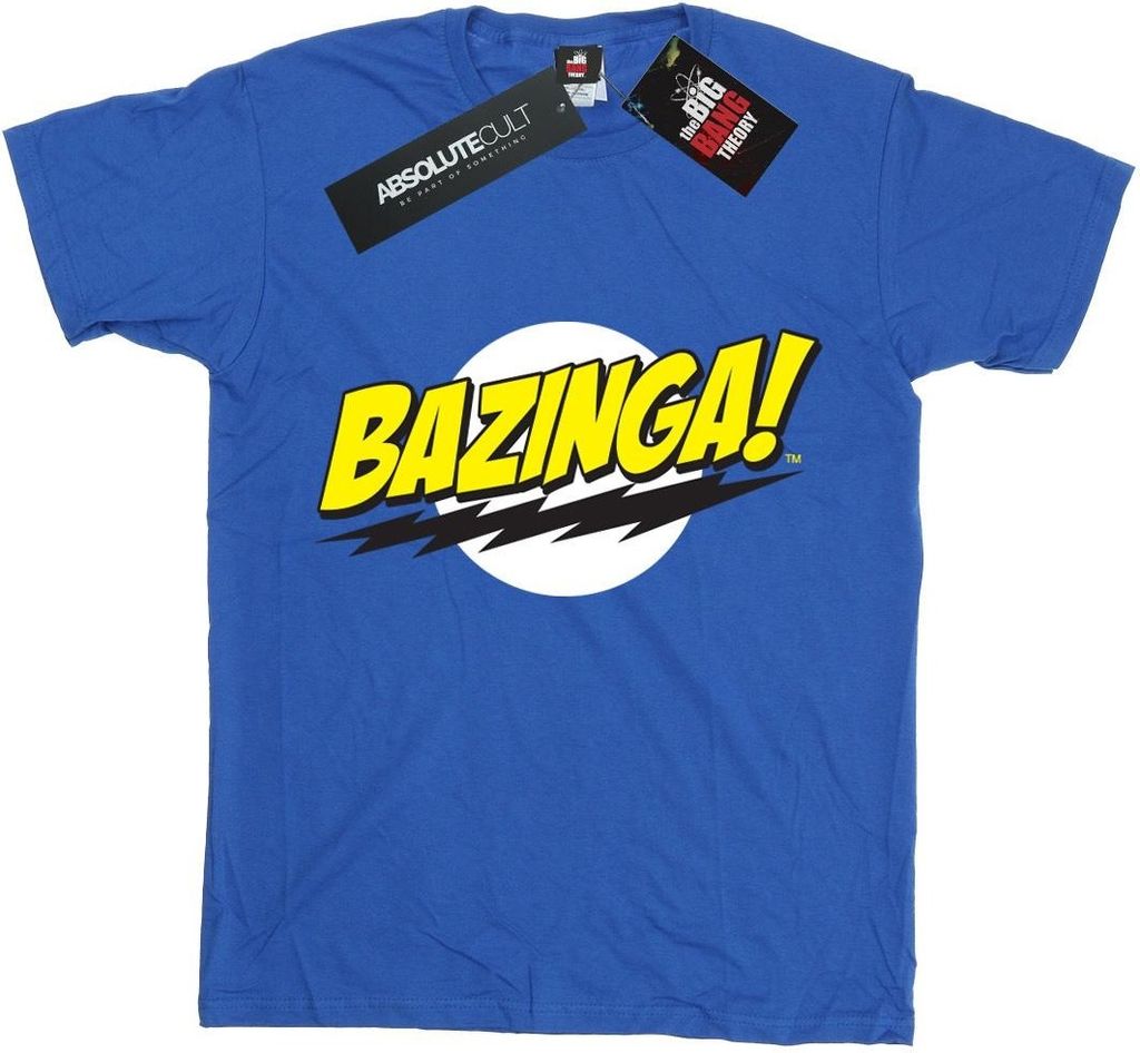 The Big Bang Theory - "Bazinga" T-Shirt für Jungen BI1581 (116) (Königsblau)