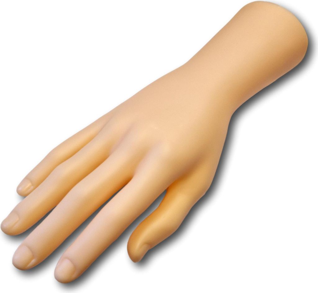 Damenhand als Schmuckständer für Ketten, Ringe, Handschuhe | weibliche Dekohand für professionelle Präsentationen von Schmuck | Ringhalter - Sc...