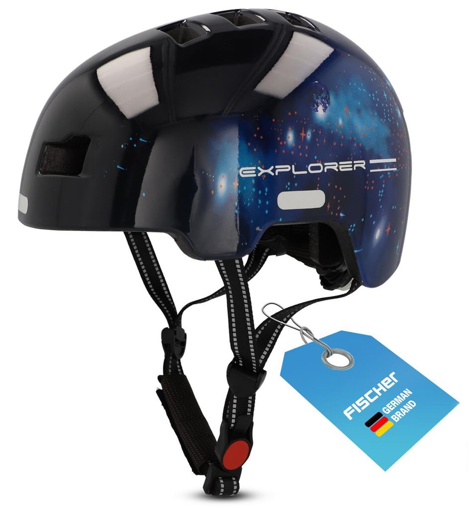 FISCHER Fahrradhelm PLUS+ BMX Kinder/ Jugend Universe - S/M Produktbild 
