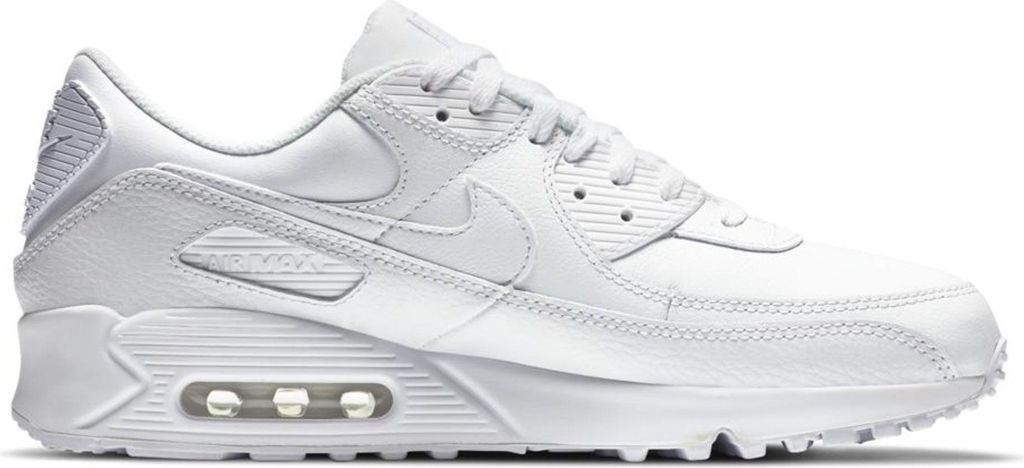 Nike Air Max 90 Leder Triple White- Männer Sneaker - Produktbild 