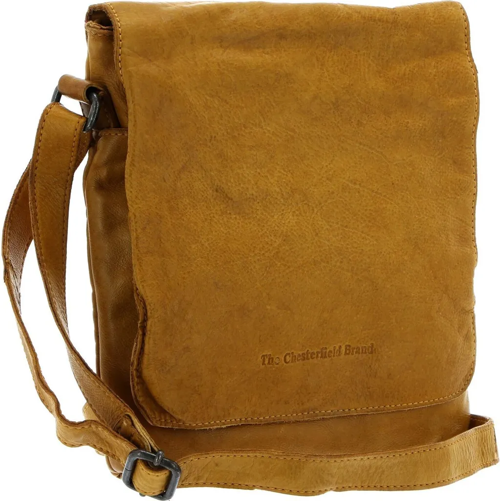 Sac Bandoulière Femme Jaune Ocre Cannes Flapoverbag Cuir de Vachette