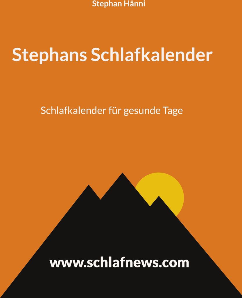 Schlafkalender für gesunde Tage