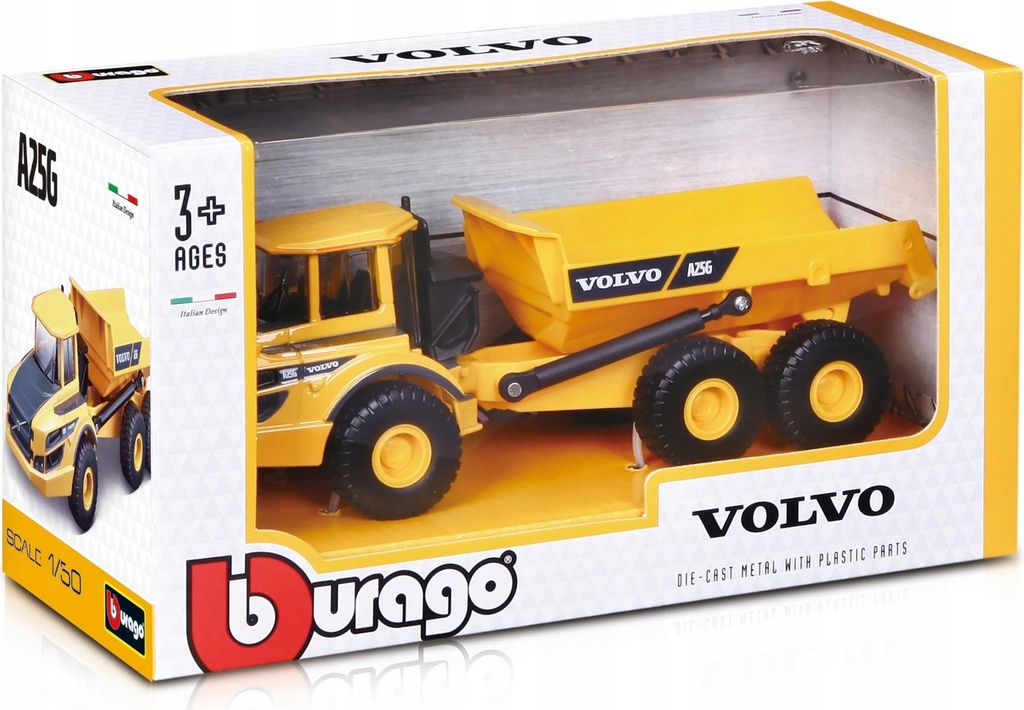CIĘŻARÓWKA PRZEGUBOWA Volvo A25G 1:50 Bburago Zdjęcie produktu 