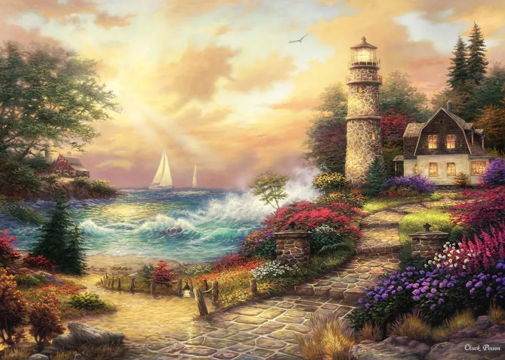Puzzle anti-stress 500 pièces Grafika Seaside Dreams sans reflets
