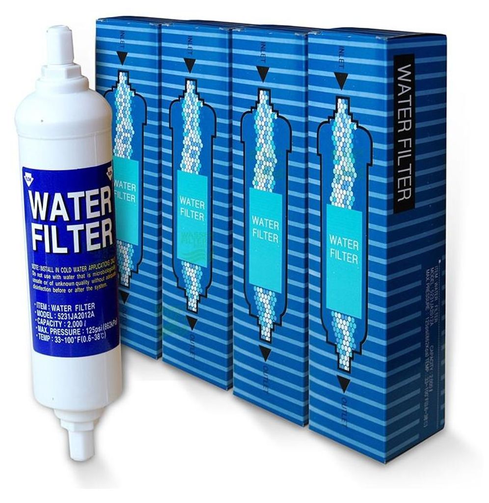 4x Kühlschrank Wasserfilter BL-9808 für LG, Bosch, Samsung Kühlschrank