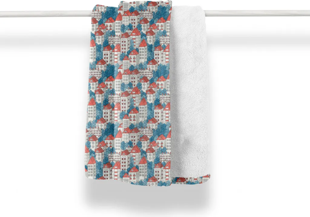 Coperta Pile Esterno/Interno ABAKUHAUS | Plaid 125x175 cm Paesaggio